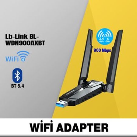 Wi-Ffi + BT adapter Lb-Link BL-WDN900AXBT – Şəbəkə avadanlıqları – ucuztap.az