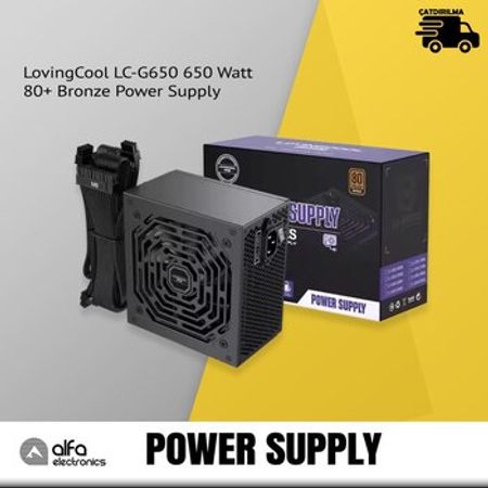 Qida bloku LovingCool LC-G650 650 Watt 80+ – Masaüstü kompüterlər – ucuztap.az