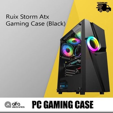 Gaming Case Ruix Storm Atx (Black) – Masaüstü kompüterlər – ucuztap.az