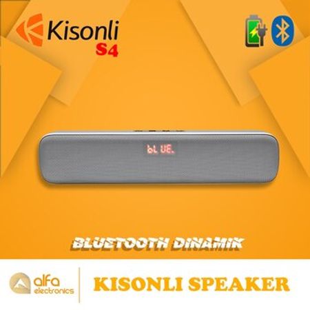 Dinamik bluetooth Kisonli S4 (naqilsiz səs gücləndirici) – Audio və video – ucuztap.az
