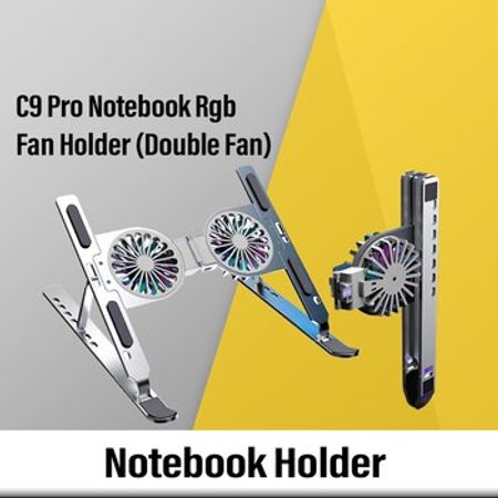 C9 Pro Notebook RGB Fan Holder – Noutbuklar və Netbuklar – ucuztap.az