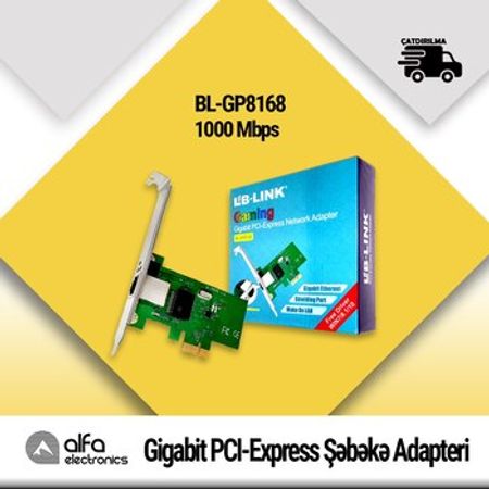LB-LINK BL-GP8168 PCI Express Wi-Fi Adapter – Şəbəkə avadanlıqları – ucuztap.az