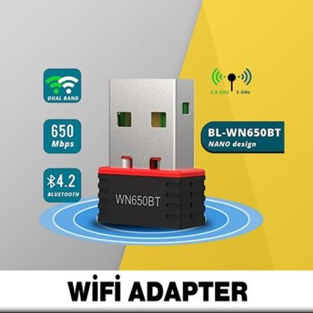 Wi-Fi + BT adapter Lb-Link BL-WN650BT – Şəbəkə avadanlıqları – ucuztap.az