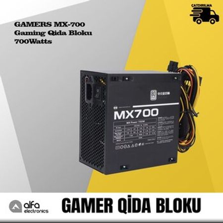 Qida bloku Gamers MX-700 80+ Gamin – Masaüstü kompüterlər – ucuztap.az