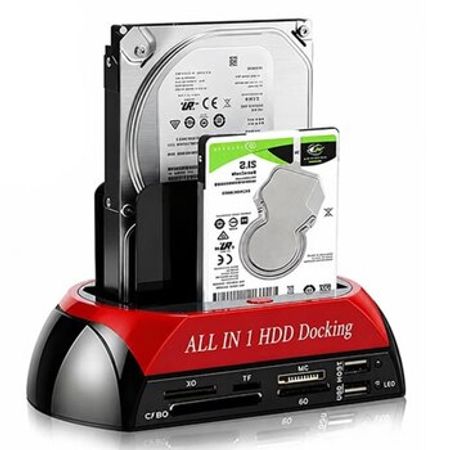 USB Docking Triple Hdd Reader + Card Reader – Kompüter aksesuarları – ucuztap.az