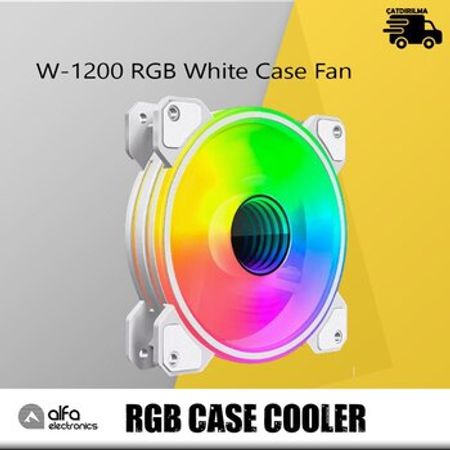 RGB Case Kuler Loving Cool W-1200 White 6 pin – Masaüstü kompüterlər – ucuztap.az