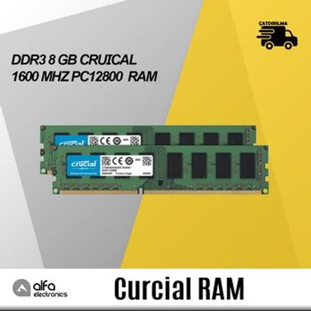 Cruical DDR3 8GB 1600, 12800 MHZ PC RAM – Masaüstü kompüterlər – ucuztap.az