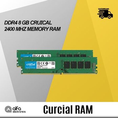 Operativ yaddaş Cruical DDR4 8GB 2400 MHZ PC RAM – Masaüstü kompüterlər – ucuztap.az