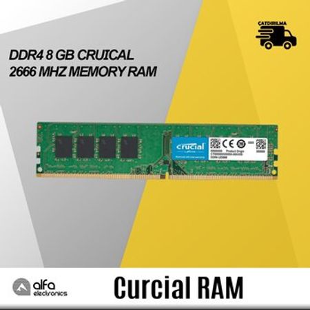Operativ yaddaş Cruical DDR4 8GB 2666 Mhz PC RAM – Masaüstü kompüterlər – ucuztap.az