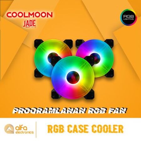 RGB Kuler Coolmoon Jade LED 120mm (Programable Case Fan) – Masaüstü kompüterlər – ucuztap.az