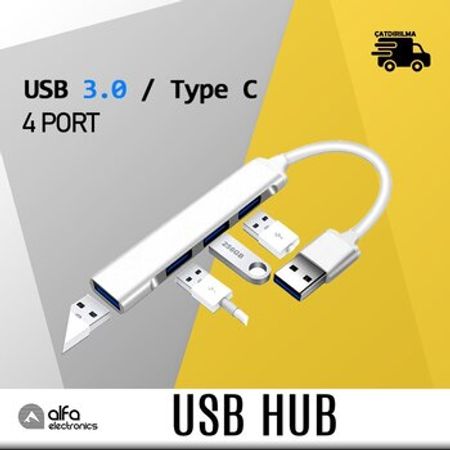 USB 4in 1 hub – Kompüter aksesuarları – ucuztap.az