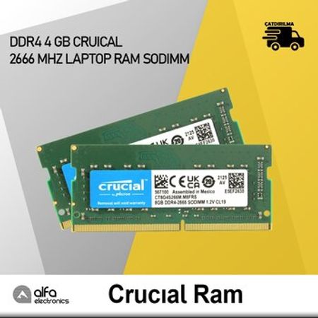 Curcial 4GB DDR4 2666 Mhz Laptop RAM – Masaüstü kompüterlər – ucuztap.az