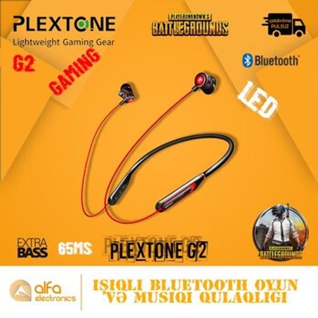 Plextone G2 Bluetooth LED İşıqlı 7.1 oyun qulaqlığı – Audio və video – ucuztap.az