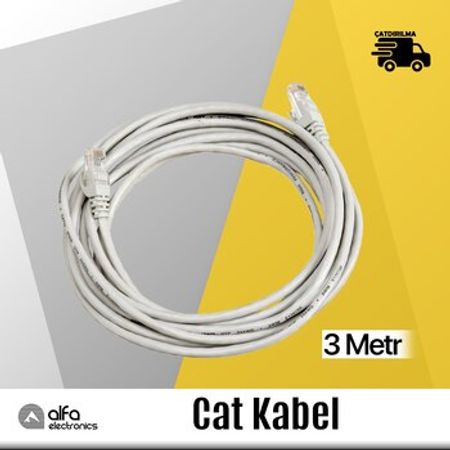 Cat 6 kabel 3metr – Şəbəkə avadanlıqları – ucuztap.az