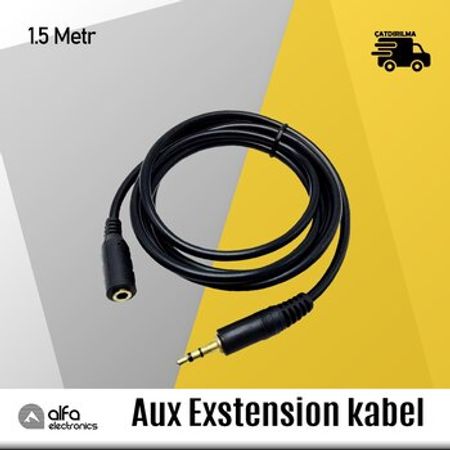 AUX extension, 1.5 m kabeli – Şəbəkə avadanlıqları – ucuztap.az