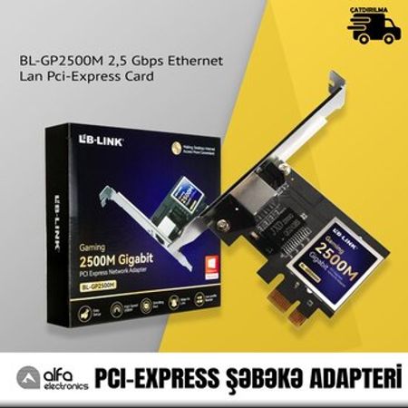 LB-Link BL-GP2500M 2.5 Gbps Ethernet Lan Pci-Express Card – Şəbəkə avadanlıqları – ucuztap.az