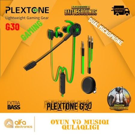 Gaming Qulaqlıq Plextone G30 Double Mic 7.1 – Audio və video – ucuztap.az