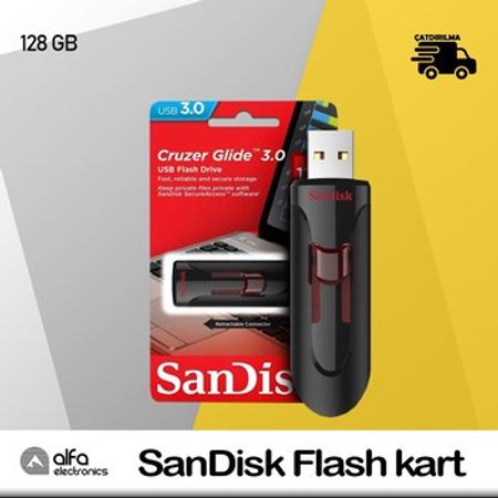 Flaş kart SanDisk 128GB USB3 – Kompüter aksesuarları – ucuztap.az