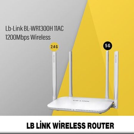 Gigabit Router LB-Link BL-WR1300H 5G 1300 Mbps – Şəbəkə avadanlıqları – ucuztap.az