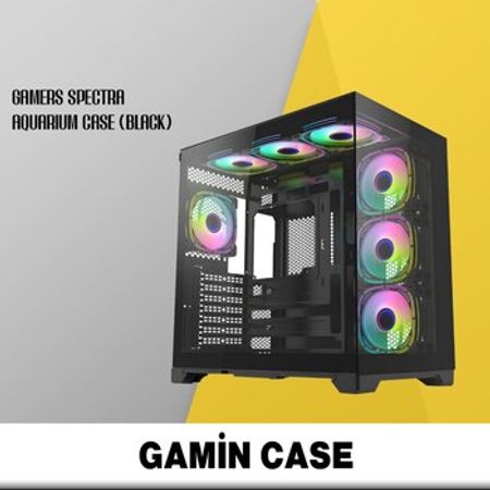 Gaming case Gamers Spectra Aquarium Case (Black) – Masaüstü kompüterlər – ucuztap.az