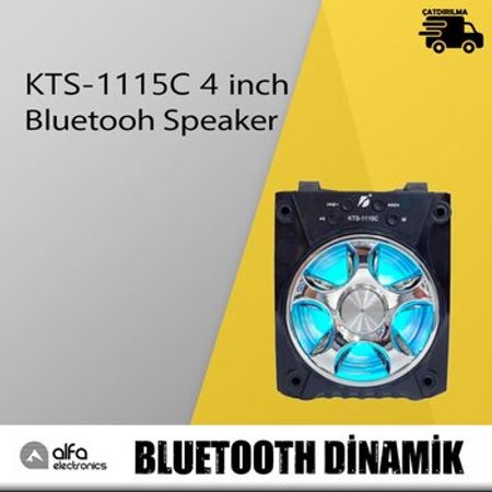 Bluetooth dinamik KTS-1115C 4 inch – Audio və video – ucuztap.az