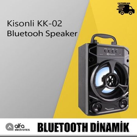 Bluetooth dinamik Kisonli KK-02 Speaker – Audio və video – ucuztap.az