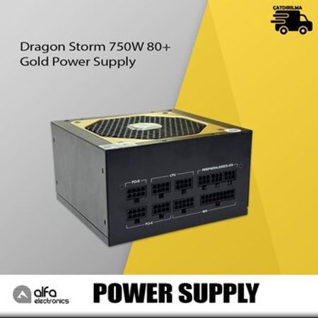 Dragon Storm 750W 80+ Gold Power Supply – Masaüstü kompüterlər – ucuztap.az
