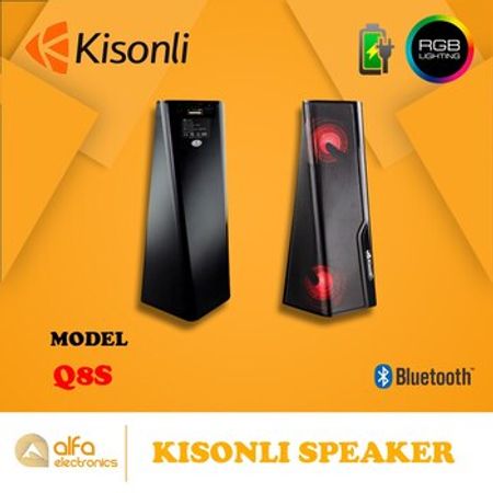 RGB Dinamik Bluetooth Kisonli Q8S (Naqilsiz İşıqlı Səs Gücləndirici) – Audio və video – ucuztap.az