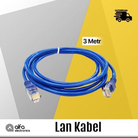 Lan kabel, 3metr – Kompüter aksesuarları – ucuztap.az