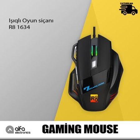 Oyun siçanı Gaming R8 1634 – Kompüter aksesuarları – ucuztap.az