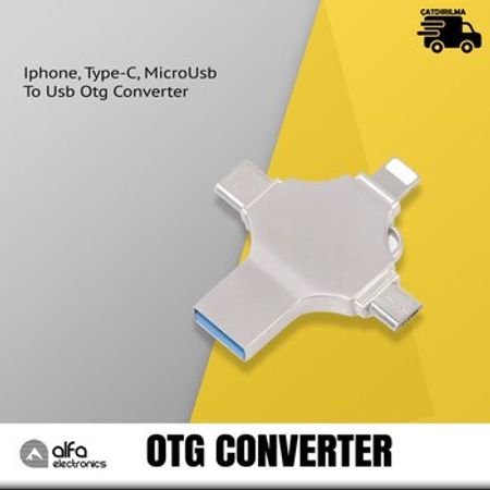 iPhone, Type-C, MicroUSB To USB Otg Converter – Kompüter aksesuarları – ucuztap.az