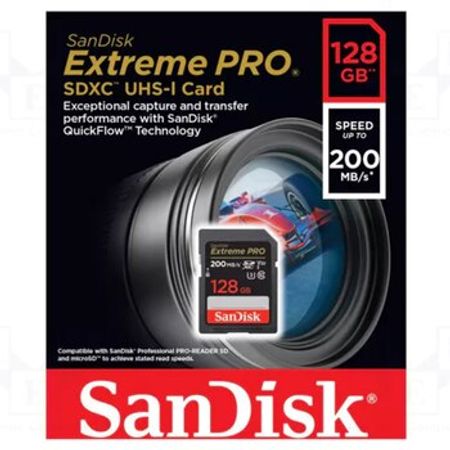SD kart SanDisk 128GB Extreme PRO SDXC UHS-I Card – Kompüter aksesuarları – ucuztap.az