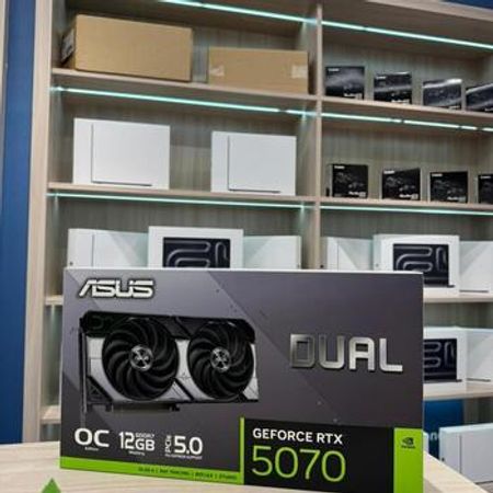 ASUS Dual RTX 5070 12GB OC Edition 90YV0M17-M0NA00 – Masaüstü kompüterlər – ucuztap.az