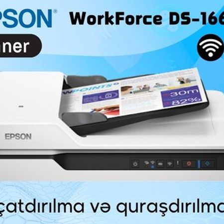 Skaner Epson WorkForce DS-1660W – Ofis avadanlığı və istehlak – ucuztap.az