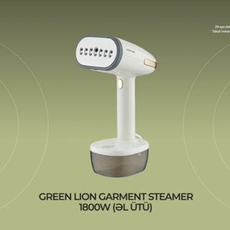 Buxarlı ütü Green Lion Garment Steamer 1800W(ƏL ÜTÜ) – Bakı – ucuztap.az