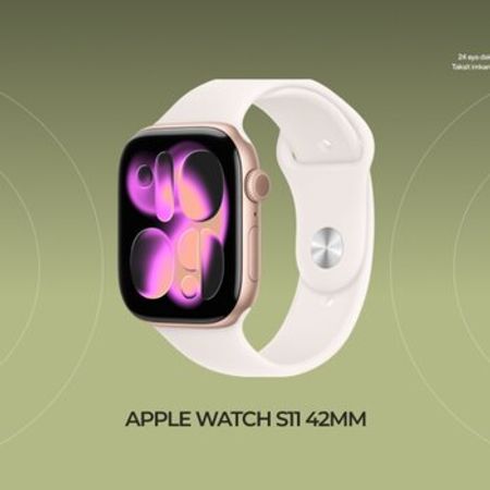 Apple Watch Series 11 Titanium Gold 42mm – Saatlar – Bakı – ucuztap.az