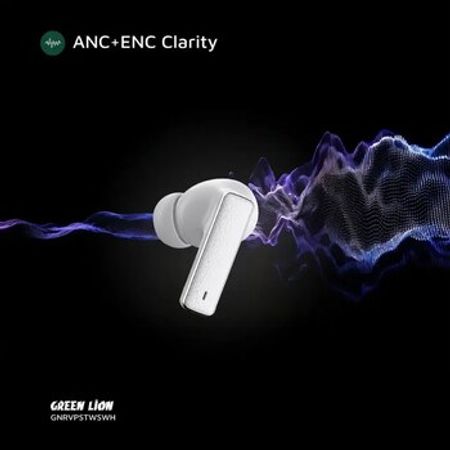Green Lion River Plus True Wireless Earbuds white – Bakı – ucuztap.az