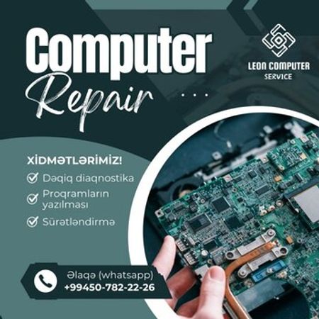 Kompüter və noutbukların təmiri – Texnika təmiri – ucuztap.az