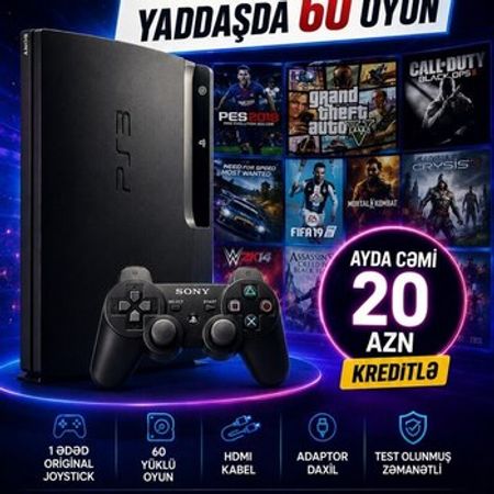 Sony PlayStation 3 – Oyunlar, pultlar və proqramlar – ucuztap.az