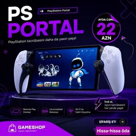 PS5 Portal – Oyunlar, pultlar və proqramlar – ucuztap.az