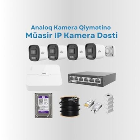 IP kamera dəsti – Təhlükəsizlik avadanlığı – ucuztap.az