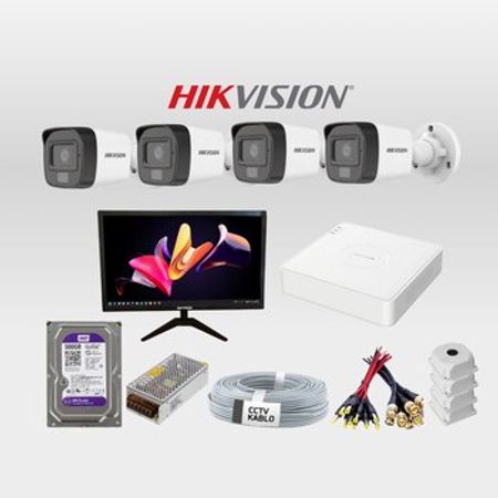 Hikvision dördlü kamera dəsti – Bakı – ucuztap.az