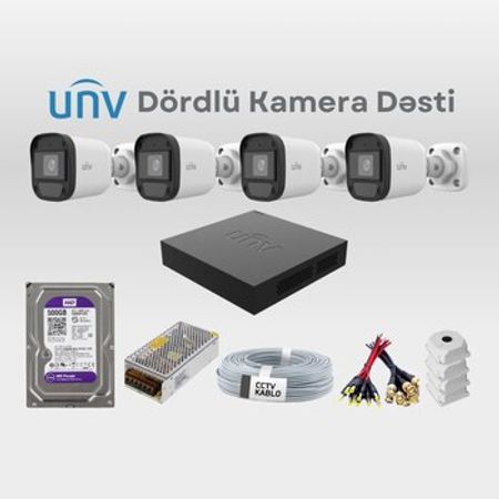 UNV 4-lü kamera dəsti – Bakı – ucuztap.az
