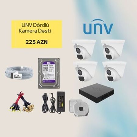 UNV 4-lü kamera dəsti – Bakı – ucuztap.az