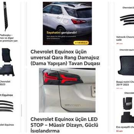 Chevrolet Equinix aksesuarları – Ehtiyat hissələri – ucuztap.az