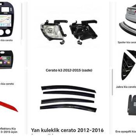Kia Cerato aksesuarları – Ehtiyat hissələri – ucuztap.az