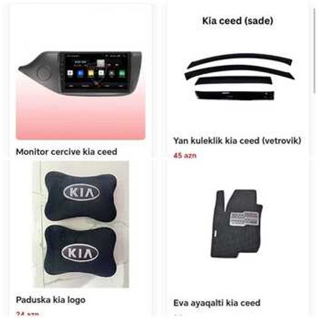 Kia Ceed aksesuarları – Ehtiyat hissələri – ucuztap.az