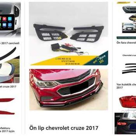 Chevrolet Cruze 2017 aksesuarları – Ehtiyat hissələri – ucuztap.az