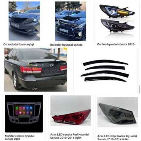 Hyundai Sonata aksesuarları – Ehtiyat hissələri – ucuztap.az