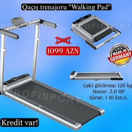 Qaçış trenajoru Body Fit - Walking Pad – Fitnes və trenajorlar – ucuztap.az